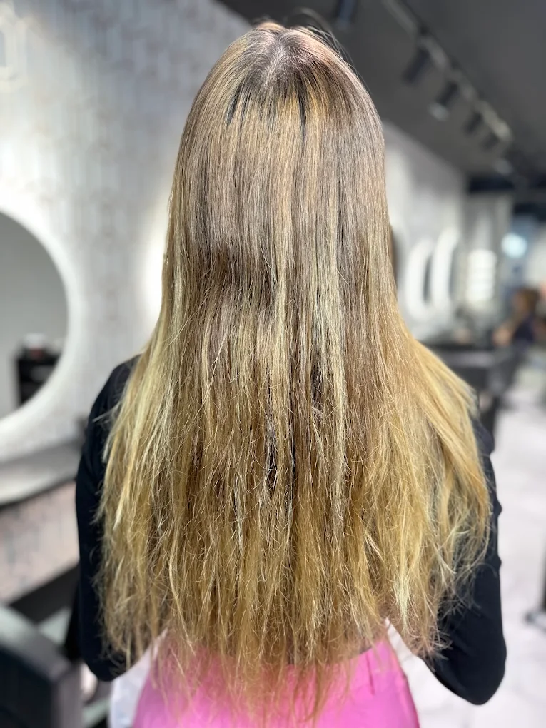 Antes: cabello sin tratar