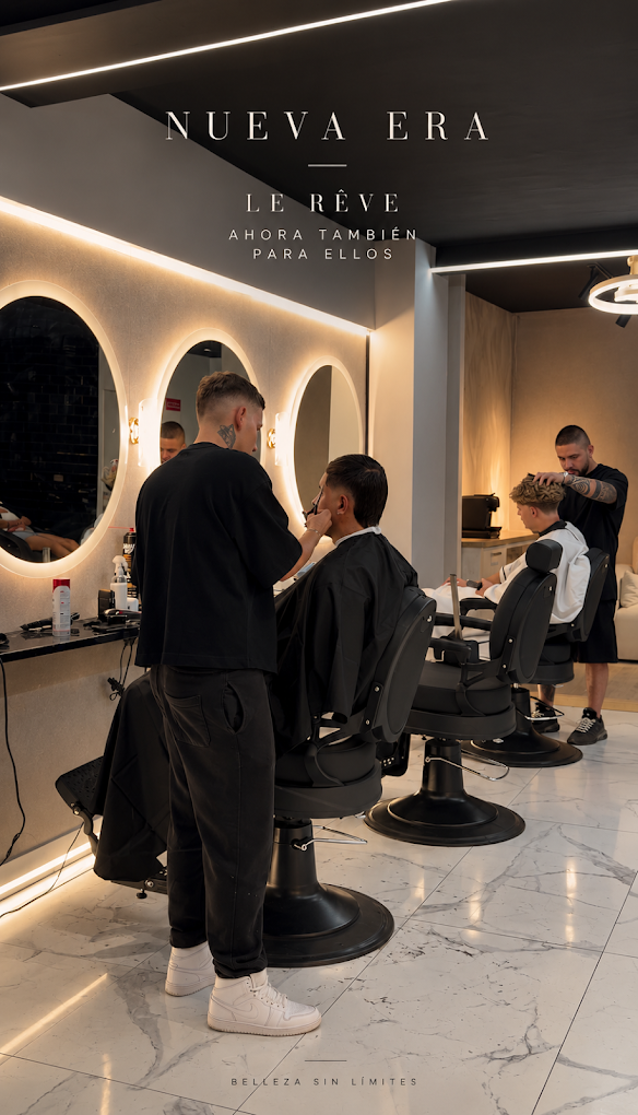 Corte de cabello masculino en Le Rêve